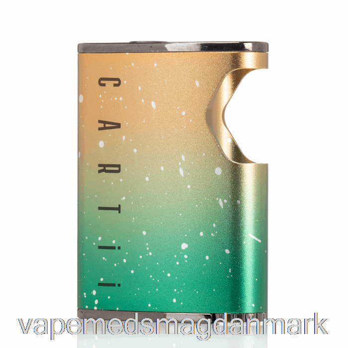 Vape Uden Nikotin Dazzleaf Cartii 2 I 1 Twist 510 Tråd Batteri Guld/grøn Splatter